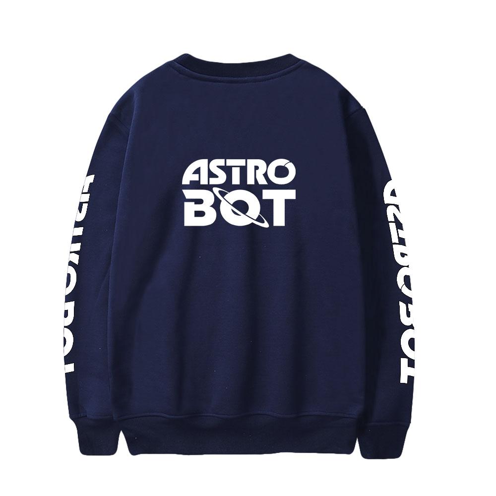 Women Men's Astro Bot Print Hoodies Round Neck Hooded Sweatshirts Man Pullover Male Top Streetwear Outdoor Tracksuit