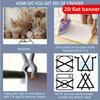2D Flachbanner Polyester Nordischer Stil Trockenblumenmuster Dekorationsbanner Geburtstagsfeier Dekoration Hintergrundtuch