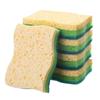 Three-Layer Wood Pulp Cotton Sponge - Double-Sided, Quick-Drying Dishwashing Sponge