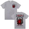 Rapper Anuel Aa Rhlm 2 Album Tour Graphic Tshirts Y2k Hip Hop T Shirts Casual Loose Short Sleeve Oneck Print T Shirts Unisex
