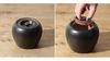[Amazon.co.jp Exclusive] Captain Stag (CAPTAIN STAG) Firefighter Jar, Wazentei, Ceramic, UY-7035, Black, Outer Diameter 160mm X Height 130mm