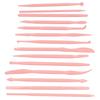 14PCS Set Plastic Crafts Clay Modeling Tool for Shaping and Sculpting Cake Embossing DecorPink