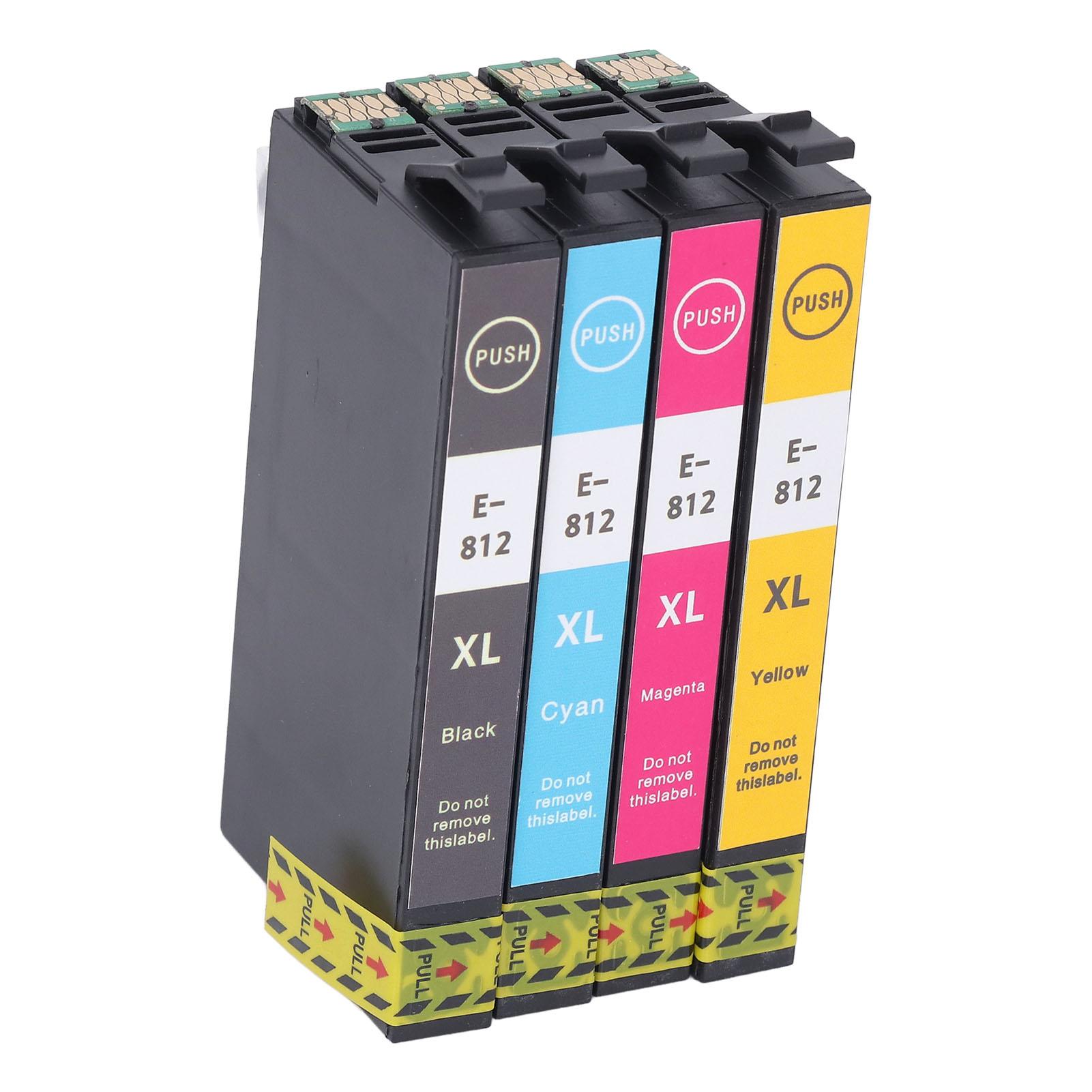 

812XL Ink Cartridge Set Black Cyan Magenta Yellow Remanufactured Ink Cartridge for Workforce Pro