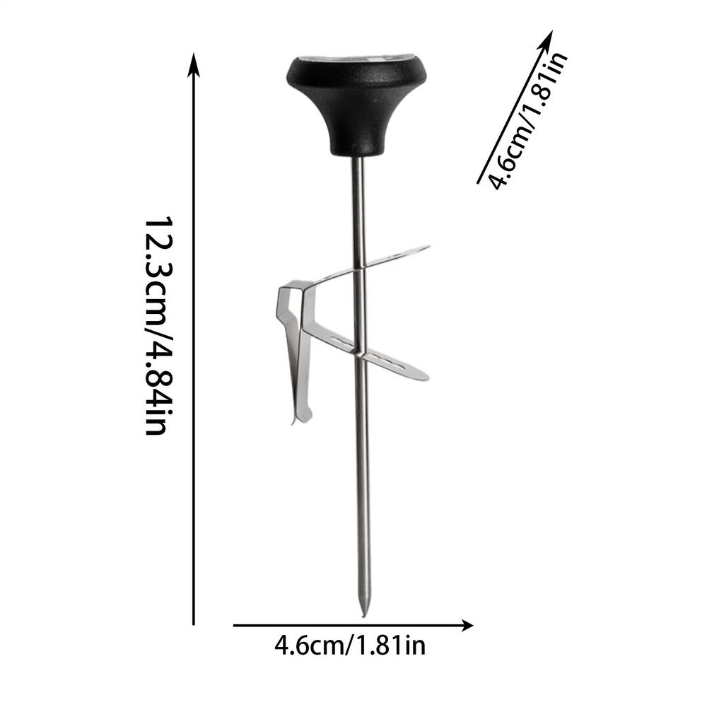 Кофейные аксессуары Еда Молоко Кофе и кофейники кувшин для молока Зонд Термометр Портативный кухонный инструмент из нержавеющей стали