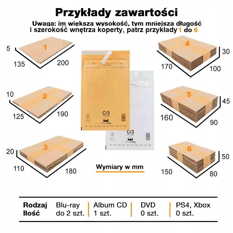 C13 BROWN bubble envelope x20pcs