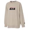 NANGA Men's 2025 ECO HYBRID BOX LOGO SWEATSHIRT, OATMEAL, Size L (NW2441-1F001-A)