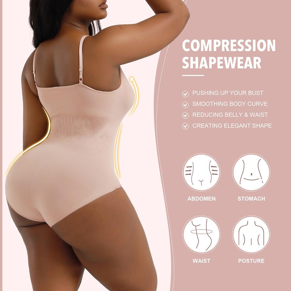 Body modellante da donna, body modellante con controllo della pancia, body modellante senza cuciture con vita stretta
