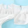 Montagut Girls' Summer Ruffle Textured Two-Piece Set