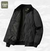 2024 Men's Pilot-Style Baseball Collar Jacket - Loose Fit for Spring & Autumn