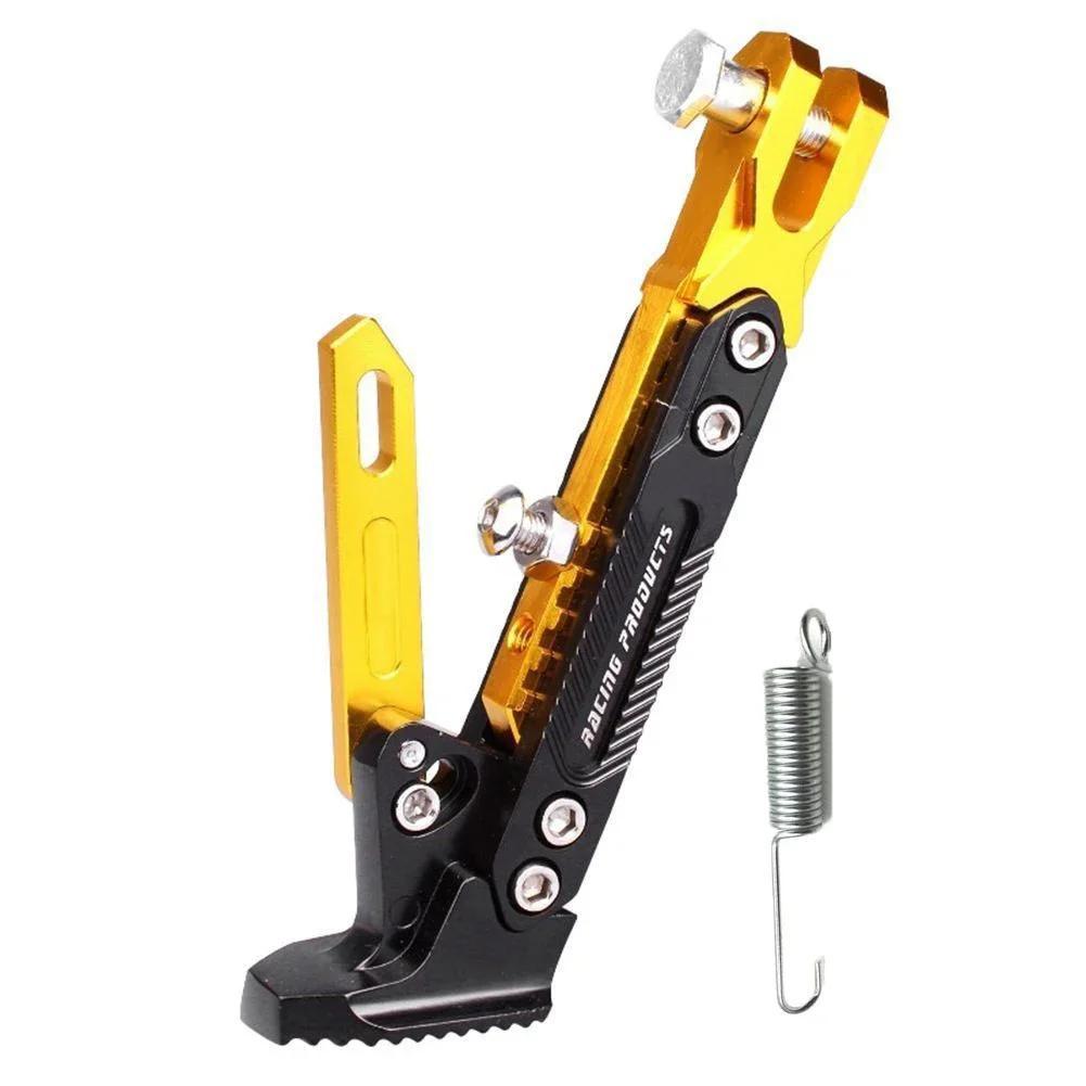 Motorcycle Adjustable CNC Metal Foot Bracket Kick Side Bracket Durable Corrosion Resistant Bracket Motorcycle Stand Accessories