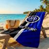 Inter Milan Customize Text Beach Towel Super Soft & Absorbent Suitable for Sports Travel Swimming Yoga Bathroom Beach And Pool
