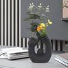 Ceramic Planters Pot Bunch Glaze Decorative Bud Gesture Statue for Room