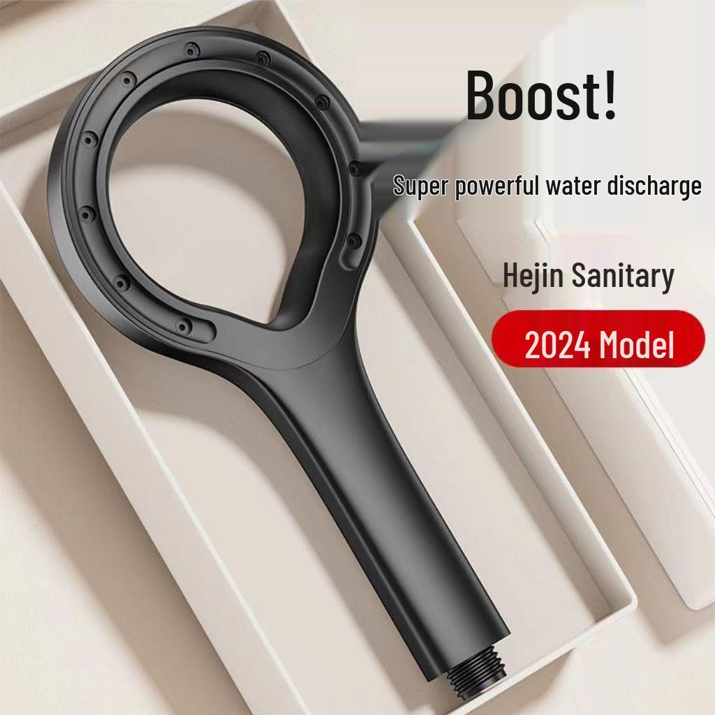 Love Heart Pressurized Shower Head Set with Heater