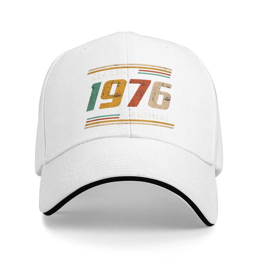 50th Birthday Classic 1976 Original Casual Baseball Cap Hiking Trucker Hat Summer SunProof Unisex Men Streetwear Baseball Caps