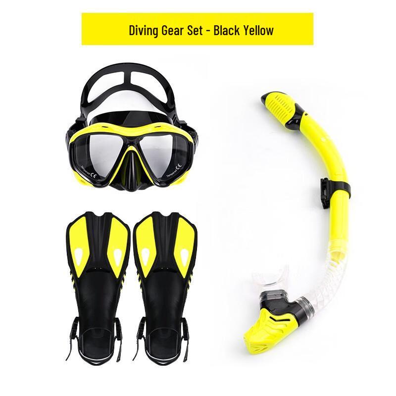 

ShanShuo Silicone Anti-Fog Snorkeling Set with Fins