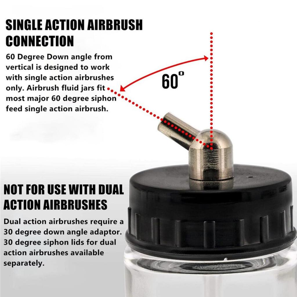 geneX Paint Airbrush, Double Action, 0.8mm Diameter, Adjustable Airflow, Auto Switch, Compressor, Compact and Lightweight