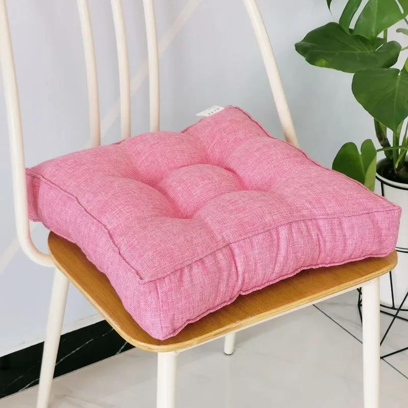 1pcThickened Square Non-slip Chair Cushions Dining Chair Seat Cushions,Suitable for LuxuryHotel Restaurants,LivingRooms,Kitchens 40x40cm 16x16inch