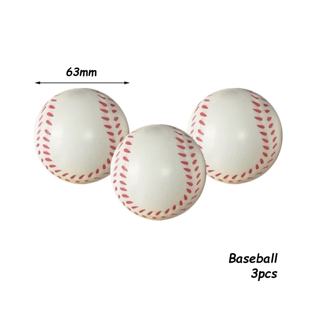 Football Basketball Baseball Slow Rising Soft Squishy Stress Relief Antistress Novelty Gag Toy 3Pcs Squeeze Ball Children Toy