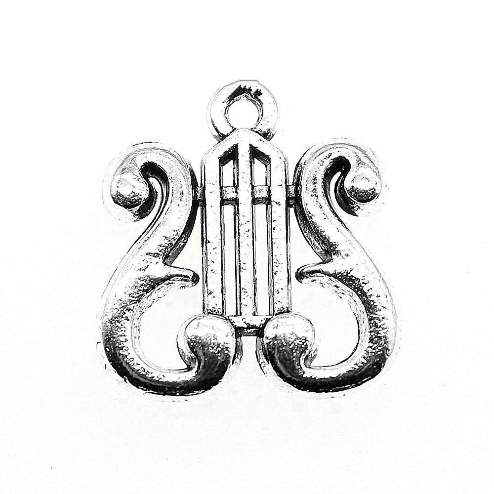 Jewelry Crafts Music Note Charms Alloy Pendants For Concert Collector