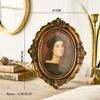 Elegant Retro Photo Frame Imitation Wood Embossed Picture Frame Home Ornaments