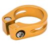 Bicycle Seat Tube Clamp Mountain Road Bike Lock Seatpost Aluminum Alloy Seat Tube ClampGold