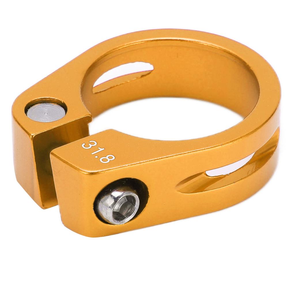 Bicycle Seat Tube Clamp Mountain Road Bike Lock Seatpost Aluminum Alloy Seat Tube ClampGold