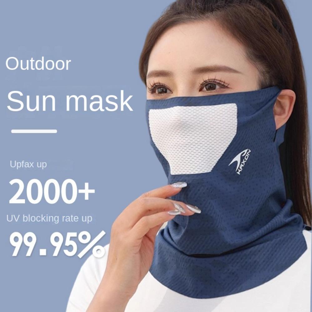 

Dustproof Sunscreen Mask Breathable Neck Gaiter New Balaclava Summer темно-сірий колір