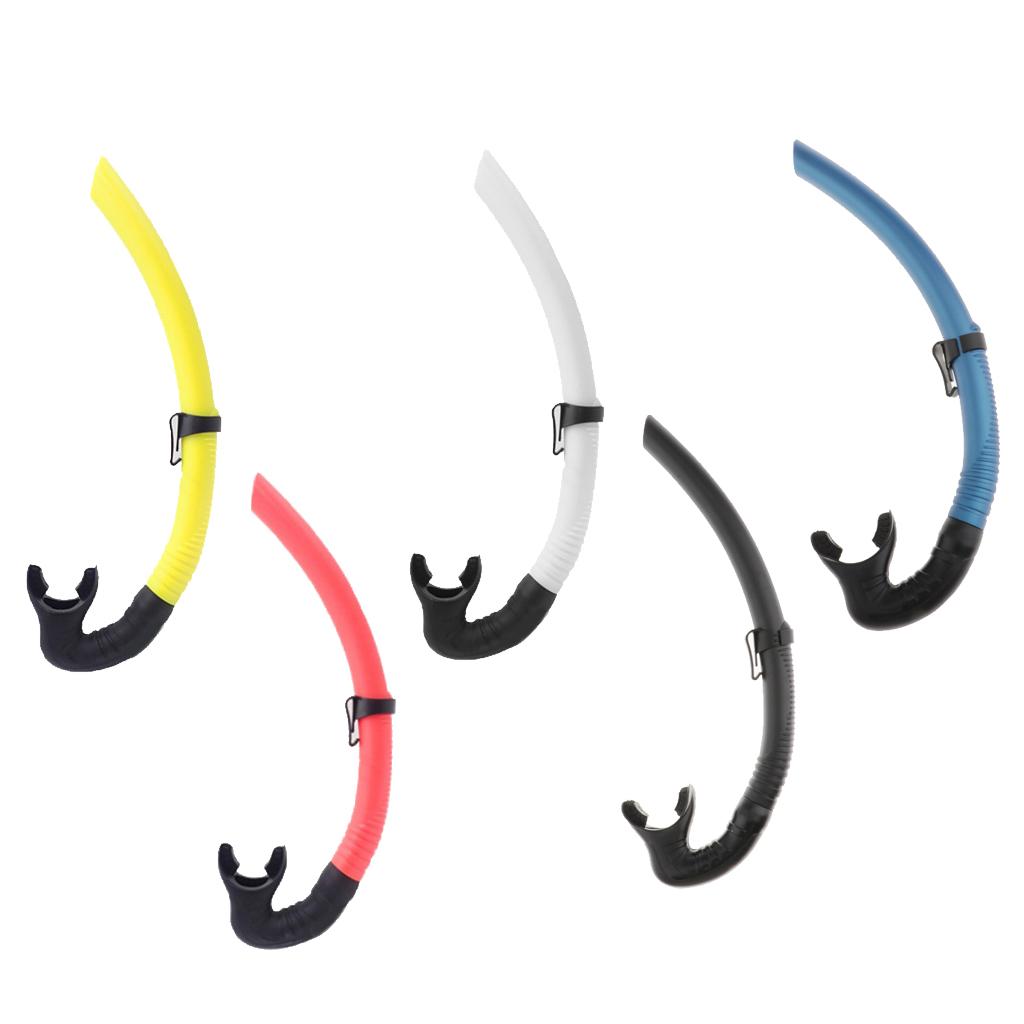 Swimming Snorkel Disposable Flush Valve Breathing Tube Food Silicone