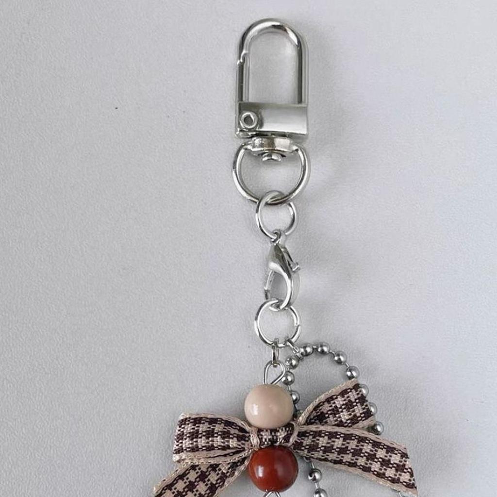 Creative Taro Purple Cream Napoleon Phone Keychain Handmade Beaded Accessory for Women Gift Ideas