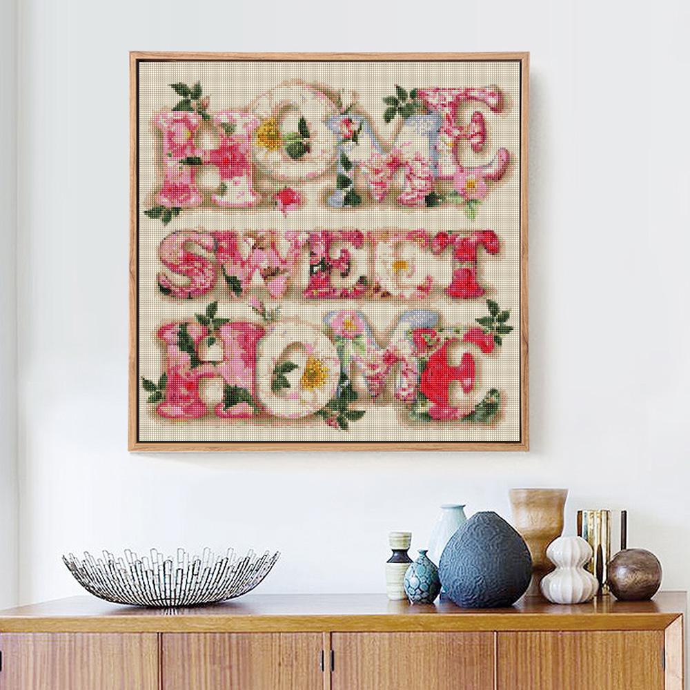 HUACAN diamentowe hafty domowe słodkie 5D diamentowe malowanie pełne kryształki mozaikowe rękodzieło kwiatowe