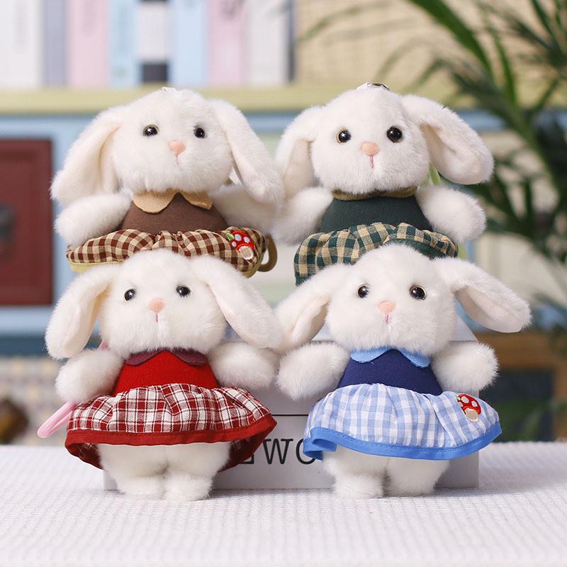 Plush Bunny Keychain With Cartoon Style For Girls And Boys Gift