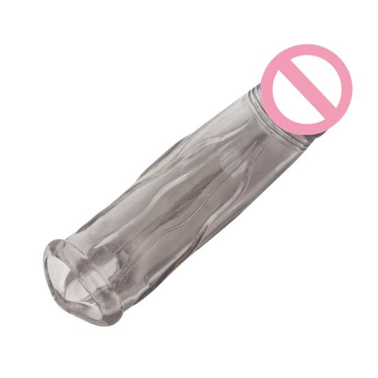 Meeste korduvkasutatav peenise varrukas dildo pikendaja ejakulatsiooni viivitav sekslelu