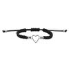Hand Crafted Love Heart Couple Bracelet For Lover Women Men Adjustable Rope Friends Relationship Matching Bracelets Jewelry Gift