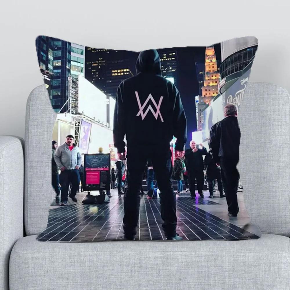 A-Alan Walker Decorative Pillows for Sofa Body Pillow Cover 45x45 Pillowcase 45*45 Pillowcases 40x40 Lounge Chairs Cushions Hugs