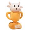 Creative Cow Shape Plush Toy With Shark Cup Design For Kids And Adults