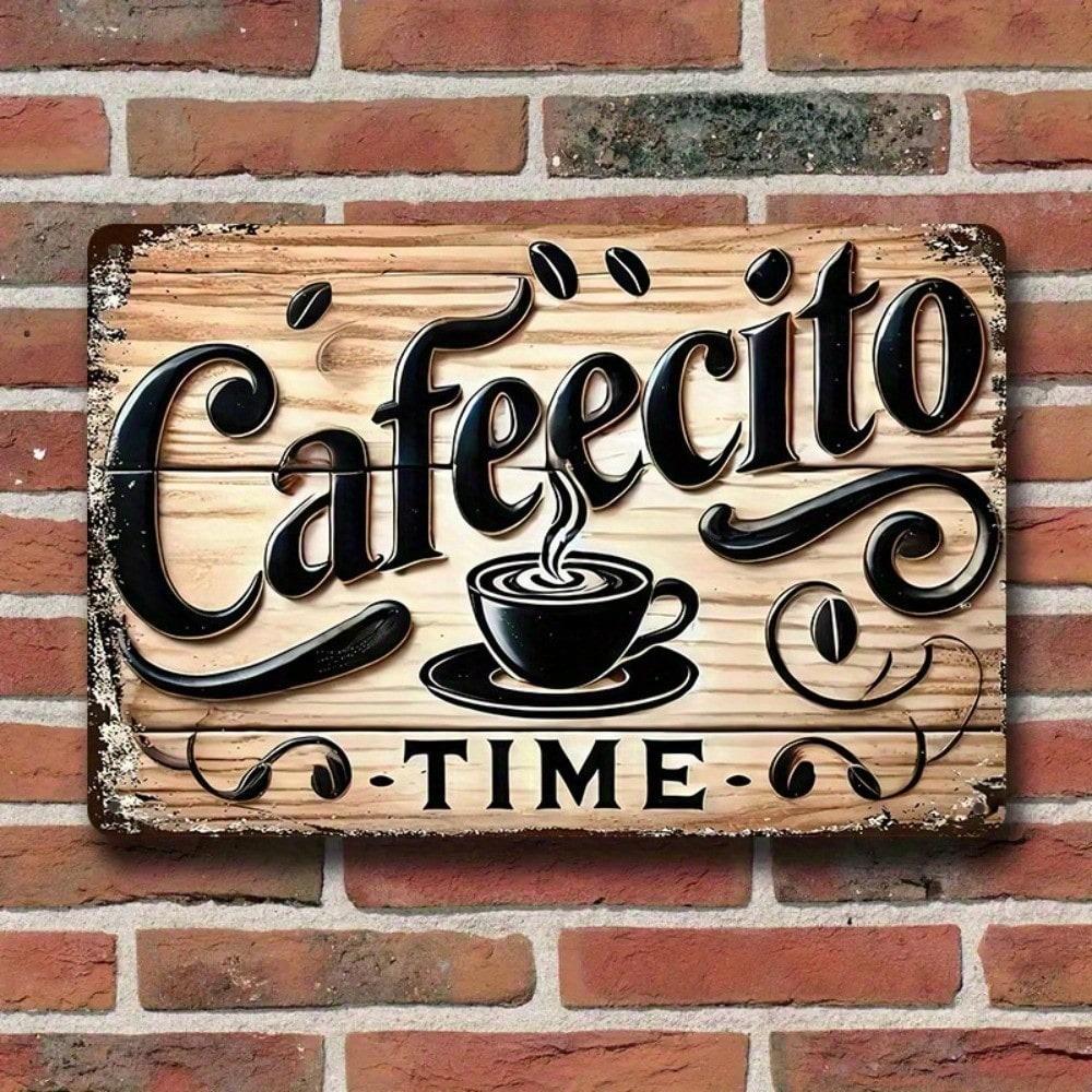 1pc Vintage Funny Metal Tin Sign Wall Art for Home Kitchen Bar Cafe Garage Decor