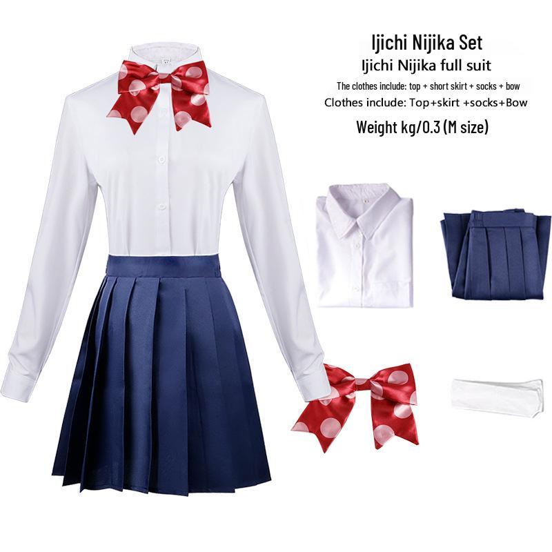 Bocchi the Rock! Cosplay Costume: Ichiji Hongxia & Yamada Ryo School Uniform