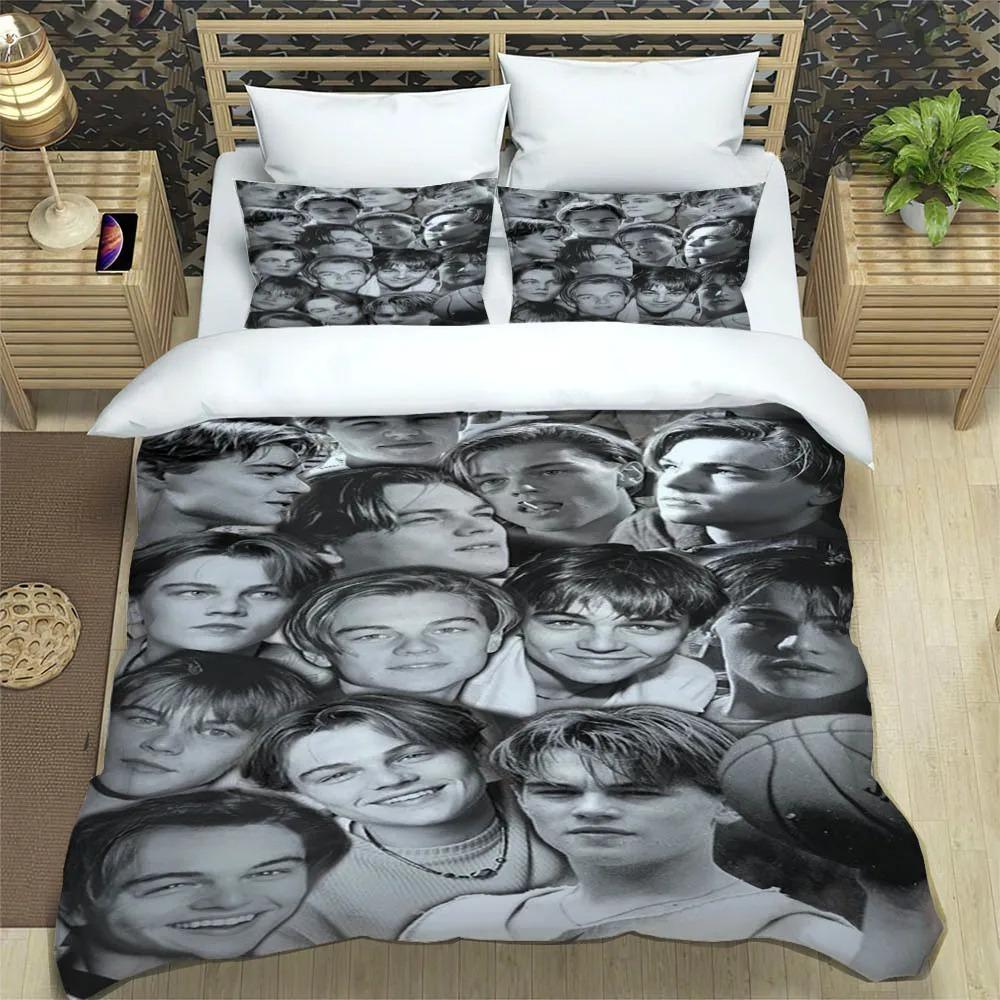 Titanic Jack And Rose Bedding Set Movie Bedding 2/3Pcs Sets Duvet Cover Anime Bedroom Bedclothes Pillowcases 135x200cm