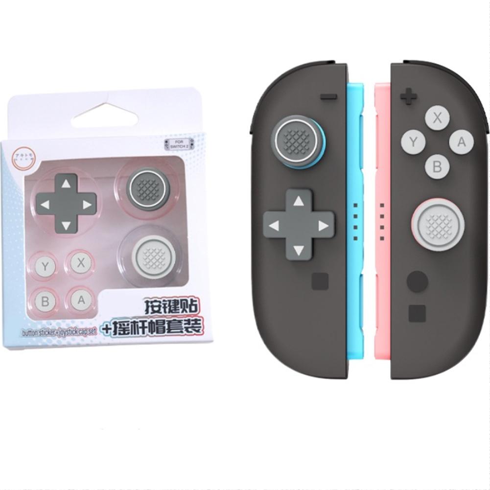 Silicone Key Sticker Skin Thumb Grip Caps For Switch 2 D-pad Button Protective Stickers For NS2 Soft Joystick Covers Accessory