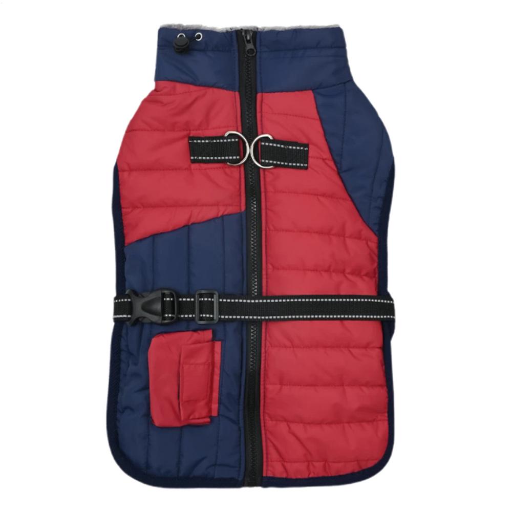 

Зимние свитера для щенков, одежда для питомцев, одежда для собак, для маленьких собак, пуловер для питомцев, джемпер, зимняя одежда для собак с тягой L красный