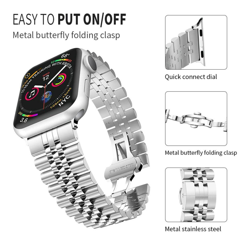 Metal Stainless steel Strap for Apple Watch Ultra 3 2 49mm/11 10 46mm 42mm/9 8 7 45mm 41mm Wristband iWatch 6 5 4 SE 3 44mm 40mm