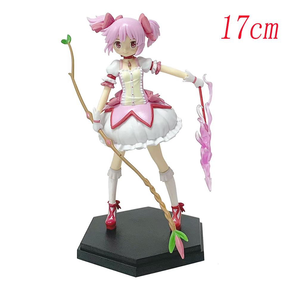 17-18CM Puella Magi Madoka Magica Aniem Figure Kaname Madoka Magic Girl PVC Anime Action Figures Anime Cartoon Model Toy Gift