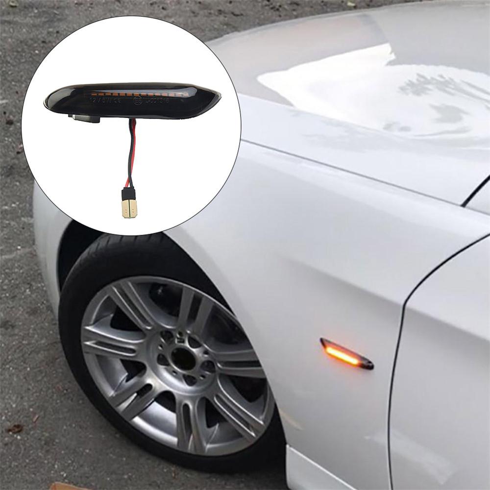 Smoke LED Side Marker Light Kit Turn Signal Lamp For BMW E90 E91 E92 E93 E46 E60