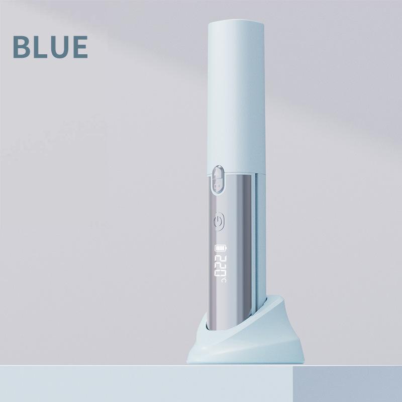 New Wireless Rechargeable Hair Straightener Comb, Portable Anti-Damage Hair Care Styling Brush for Home Travel Use