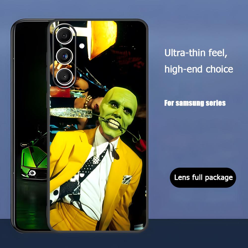 

Funny The mask movie Hot Phone Case For Samsung Galaxy S25 S24 S23 S22 S21 S20 Plus Ultra Note20 Soft Black Galaxy S21 5G
