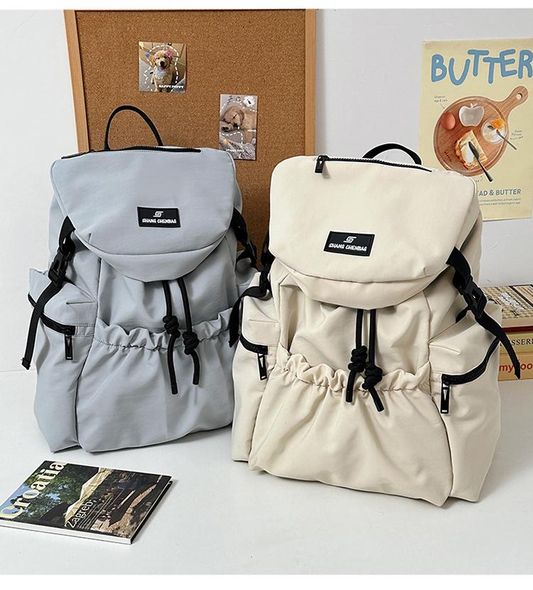 2025 Nova Mochila Casual de Viagem de Grande Capacidade com Duas Alças Mochila Escolar para Estudantes Universitários e do Ensino Médio Mochila para Uso Externo e no Trajeto Bucke