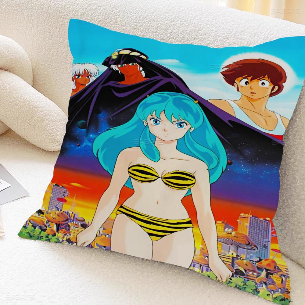 Urusei Yatsura Anime Pillow Cover Design Cushion Cover Decor Holiday Decorati