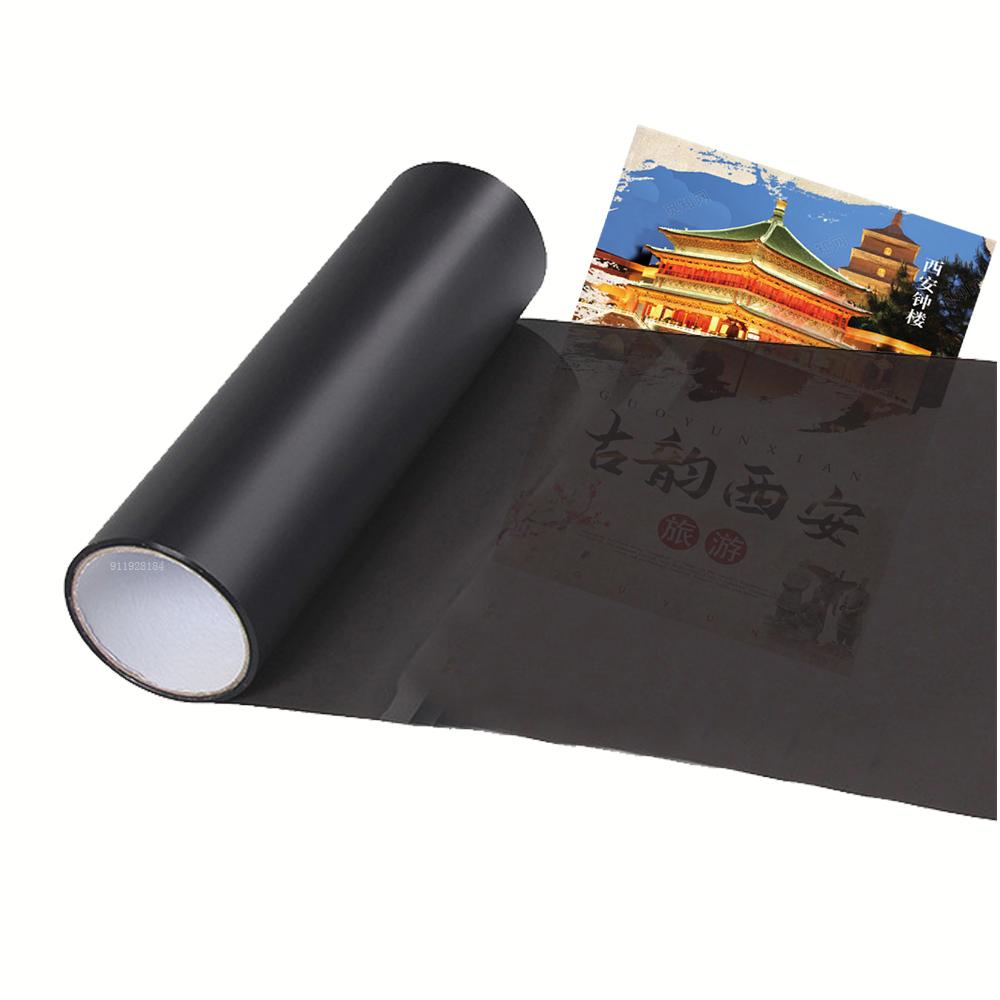 Lesk Transparentní Světle Černá Kouřová PVC fólie Odstín 30 x 200 cm Zadní světlo Wrap Cover Film Fólie Samolepka Cover Car