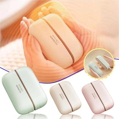Chauffe-mains magnétique 2 en 1 Chauffage rapide Température réglable Rechargeable Chauffe-poche séparable Chauffe-mains d'hiver Chauffage portable rechargeable par USB