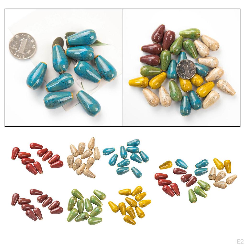 Ceramic Beads Shape Charm Set